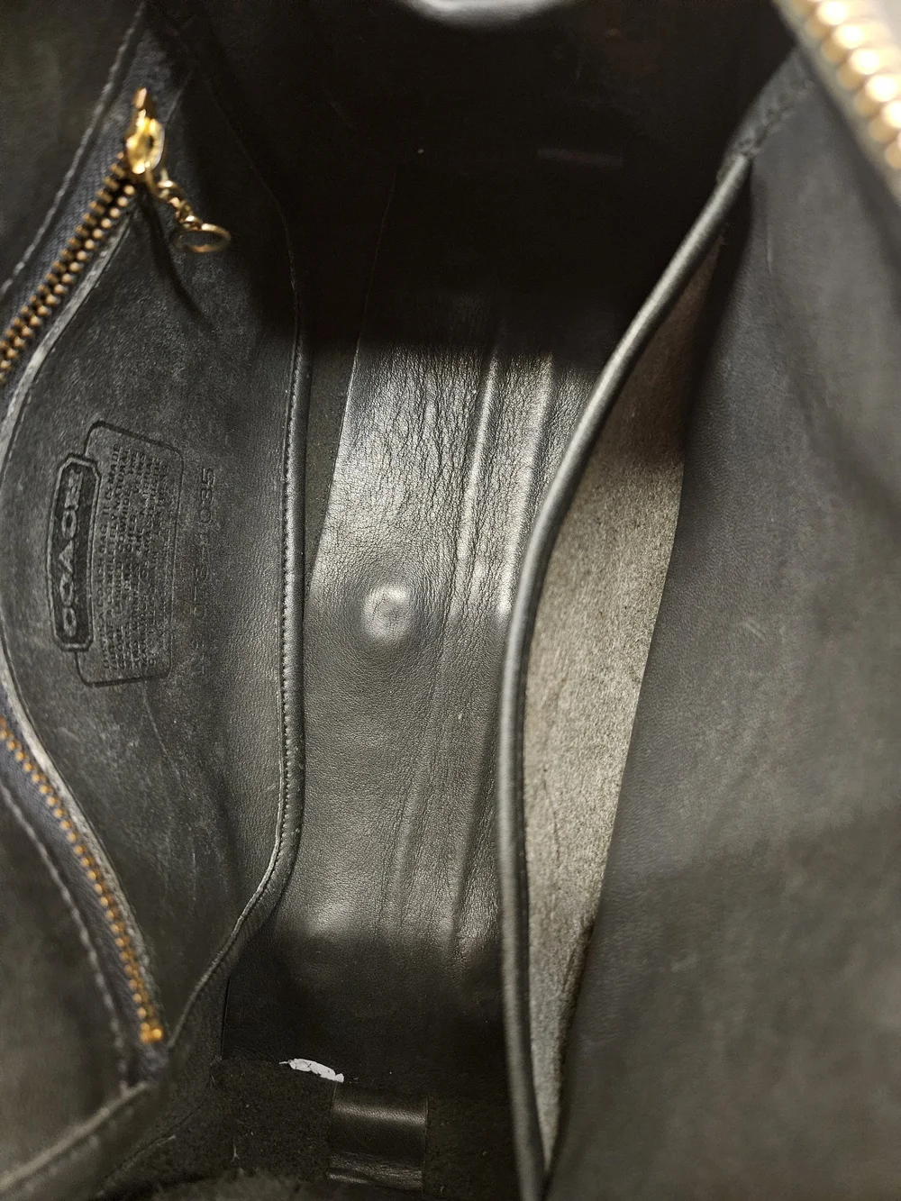 Vintage Coach Broadway Satchel In Black